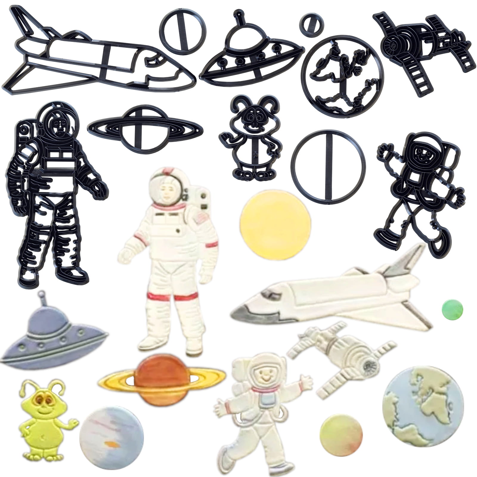 Formen, Ausstechformen Für Kekse, Marzipan Kosmos 11 Stück.
