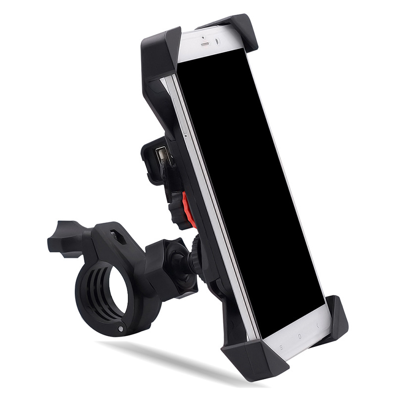 Fahrrad-handyhalterung, Motorrad-smartphone-halterung, Universelle Fahrrad-lenkerhalterung Mit 360°-drehung Für 3,5 Bis 6,5 Zoll Gps Für Smartphones Und Andere Geräte, Schwarz
