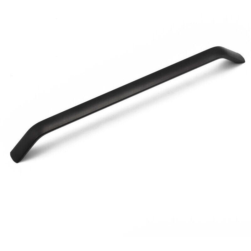 10x Küchenschrank- Und Schubladengriffe, Kleiderschrankgriffe, Schlafzimmermöbelgriffe, 224 Mm Lochabstand, Sandgestrahlt, Schwarz