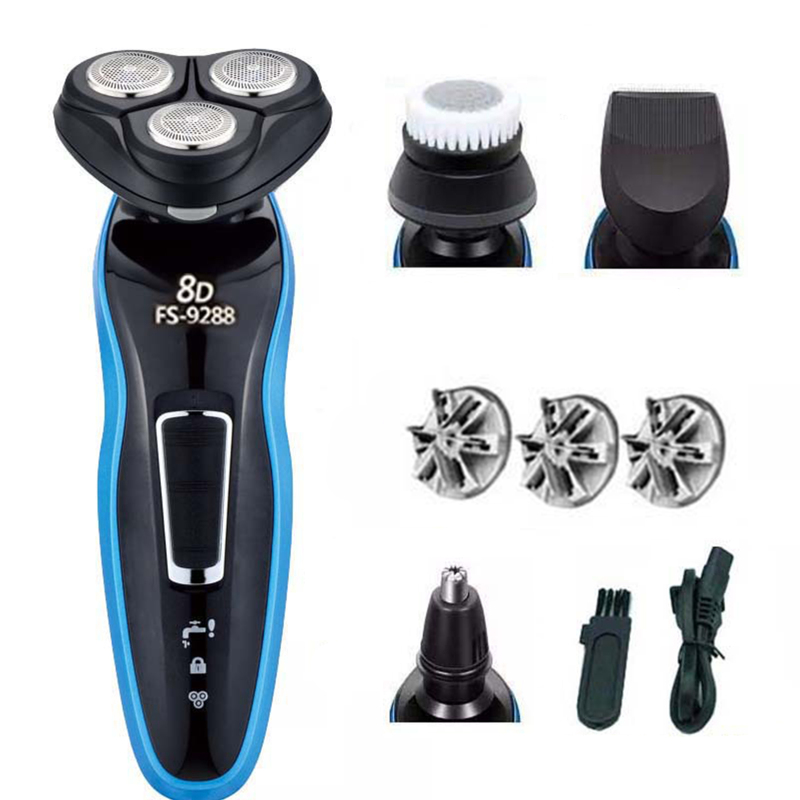 Whiskershave Elektrorasierer, Nasenhaartrimmer, Kotelettentrimmer, Barbiertrimmer