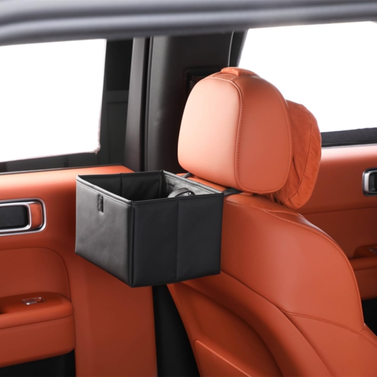 Auslaufsicherer Auto-mülleimer, Universeller Auto-müllbeutel Zum Aufhängen, Mehrzweck-organizer Für Outdoor-reisen, Zusammenklappbarer Mülleimer Für Lkw, Suv, Zuhause, Büro (schwarz)
