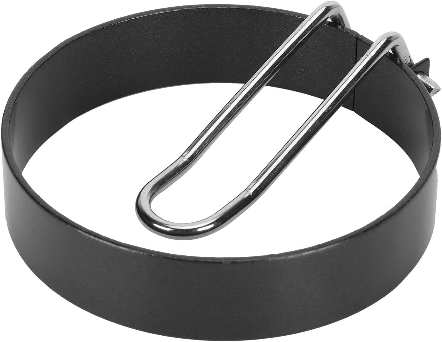 Anti-backringvorm Für Het Bakken Van Eieren Handige Ronde Eiervorm Voor De Keuken, Bakaccessories For Het Maken Van Ronde Eieren Met Handvat, Roestvrij Staal Zwart
