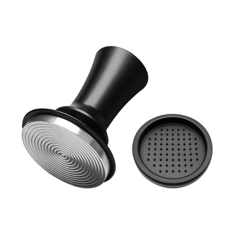 51 Mm Kaffeestampfer, Kaffeestampfer Aus Edelstahl, Schwarz Kalibrierter Espressostampfer, Kaffeestampfer, Abnehmbarer Kaffeestampfer Für Kaffeeliebhaber