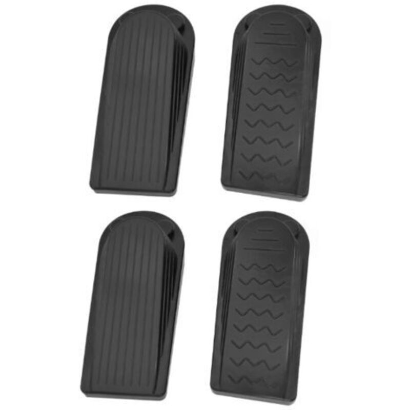 [niemals Verwendet] Leicht Ausklappbarer Türstopper, Flexibler Fingerschutz, Bodenstopper, Kratzfest, 4er-pack