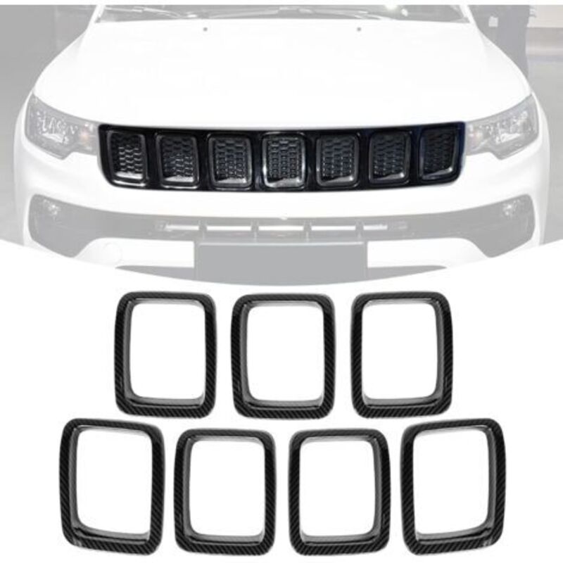 [niemals Verwendet] Schutzgrill Aus Kohlefaser Für Jeep Compass Mp 2017-2020