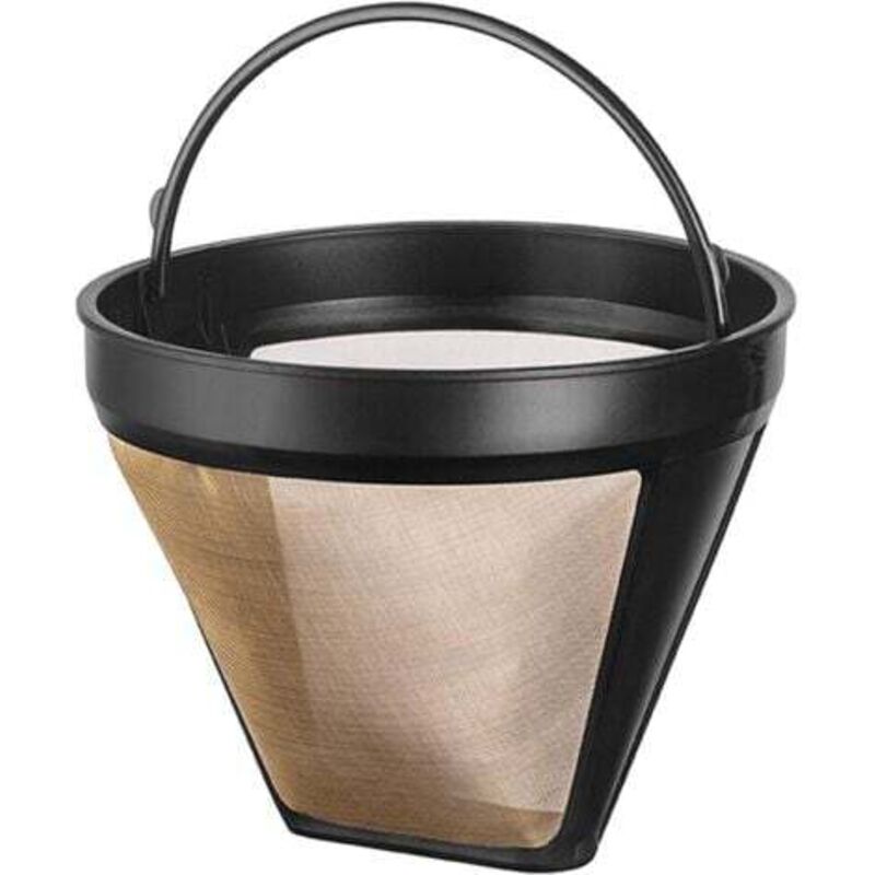 [niemals Verwendet] Wiederverwendbarer Kaffeefilter, Edelstahl-kaffeefilter Für Die Handbrühmethode, Permanenter Kaffeefilter, Gold