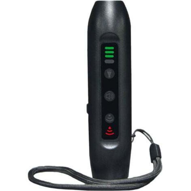 [niemals Verwendet] Ultraschall-hundeabwehrgerät Mit 3 Modi, Tragbarer, Wiederaufladbarer Hundetrainer Mit Heller Smart-taschenlampe, Schwarzer Hundetrainer Mit Led-anzeige