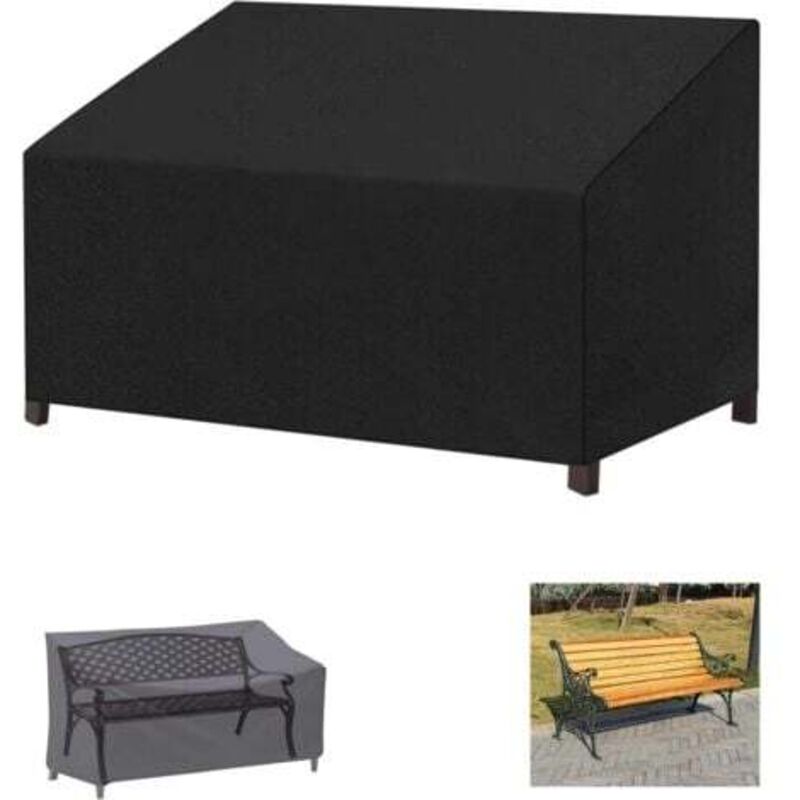 [niemals Verwendet] Schutzhülle Für Gartenbänke, Wasserdichte Schutzhülle Für 2-sitzer-sofa (163x66x89/69cm)