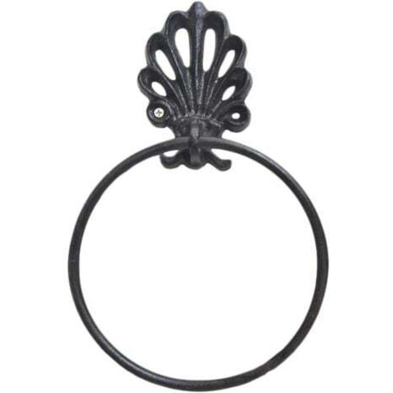 [niemals Verwendet] Retro-handtuchring Aus Schmiedeeisen, Handtuchhalter, Papierhandtuchhalter, Hängender Wc-handtuchhalter, Handtuchaufhänger, Badezimmer-wandzubehör