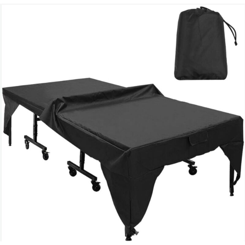 [niemals Verwendet] 280 X 153 X 73 Cm (schwarz) Wasserdichte Und Staubdichte Schutzhülle Für Tischtennisplatte