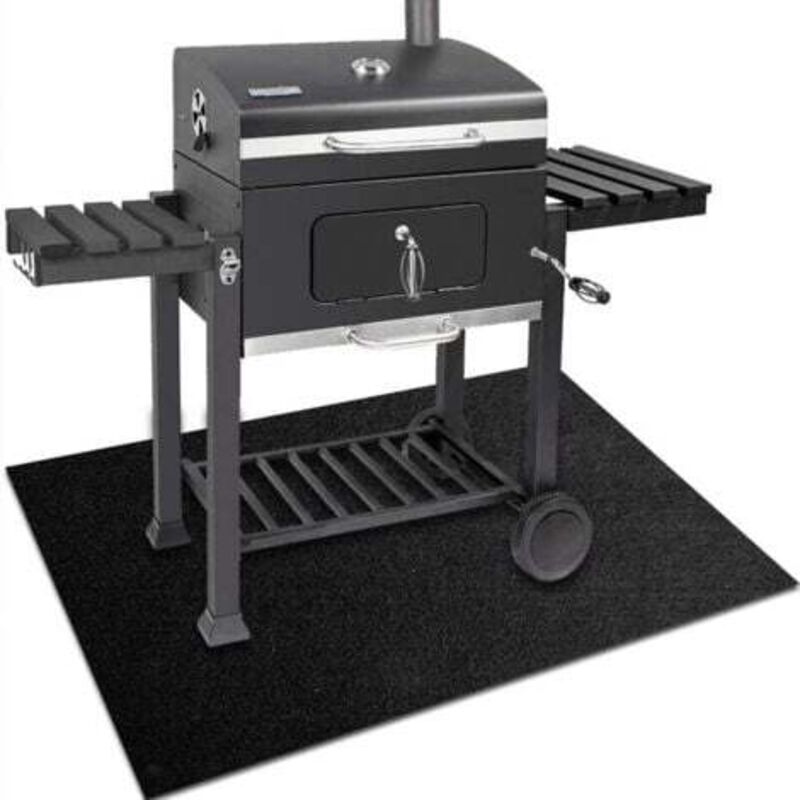 [niemals Verwendet] Schutzmatte 127 X 91 Cm, Feuerfeste Grillmatte Für Den Außenbereich, Wiederverwendbar, Leicht Zu Reinigen, Wasserdicht, Für Terrasse Und Garten