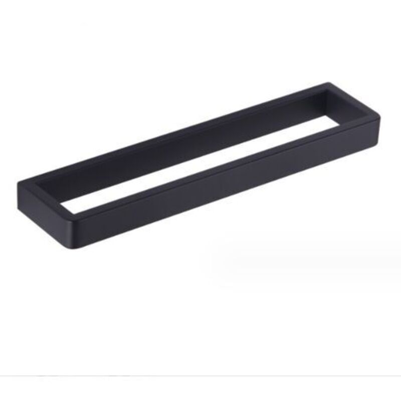 [niemals Verwendet] Handtuchring Fürs Badezimmer, Schwarzer Handtuchhalter, Handtuchstange Aus Edelstahl Sus304, 30 Cm, Zur Wandmontage