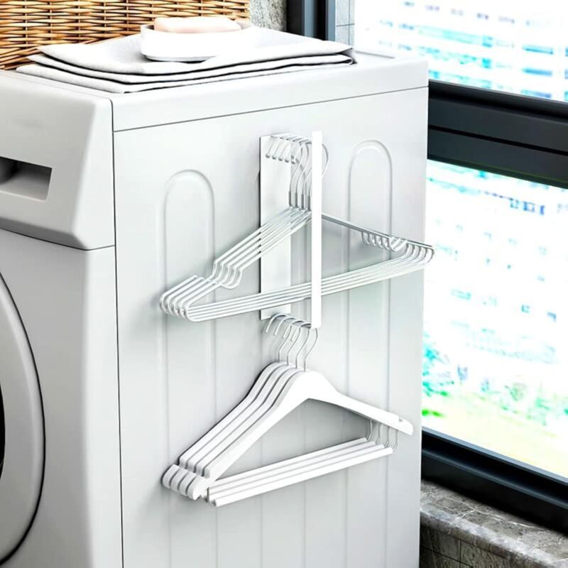 [niemals Verwendet] 4-teiliger Magnetischer Kleiderbügel-organizer, Stapelbarer Kleiderbügelhalter Für Den Kleiderschrank