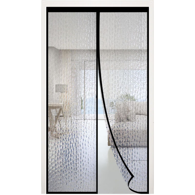 [niemals Verwendet] Magnetischer, Wärmeisolierender Türvorhang 110 X 230 Cm, Eva-isolierter Türvorhang Zum Schutz Vor Temperaturschwankungen, Winddicht