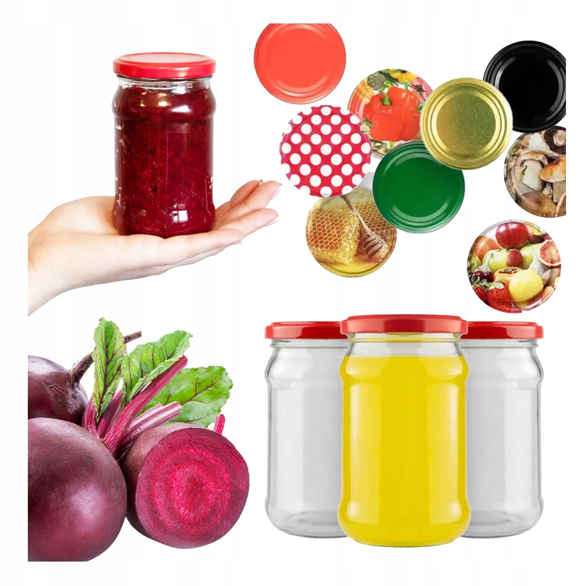 105 Gläser À 315 Ml Mit Schraubverschluss Für Konfitüre, Marmelade Und Honig