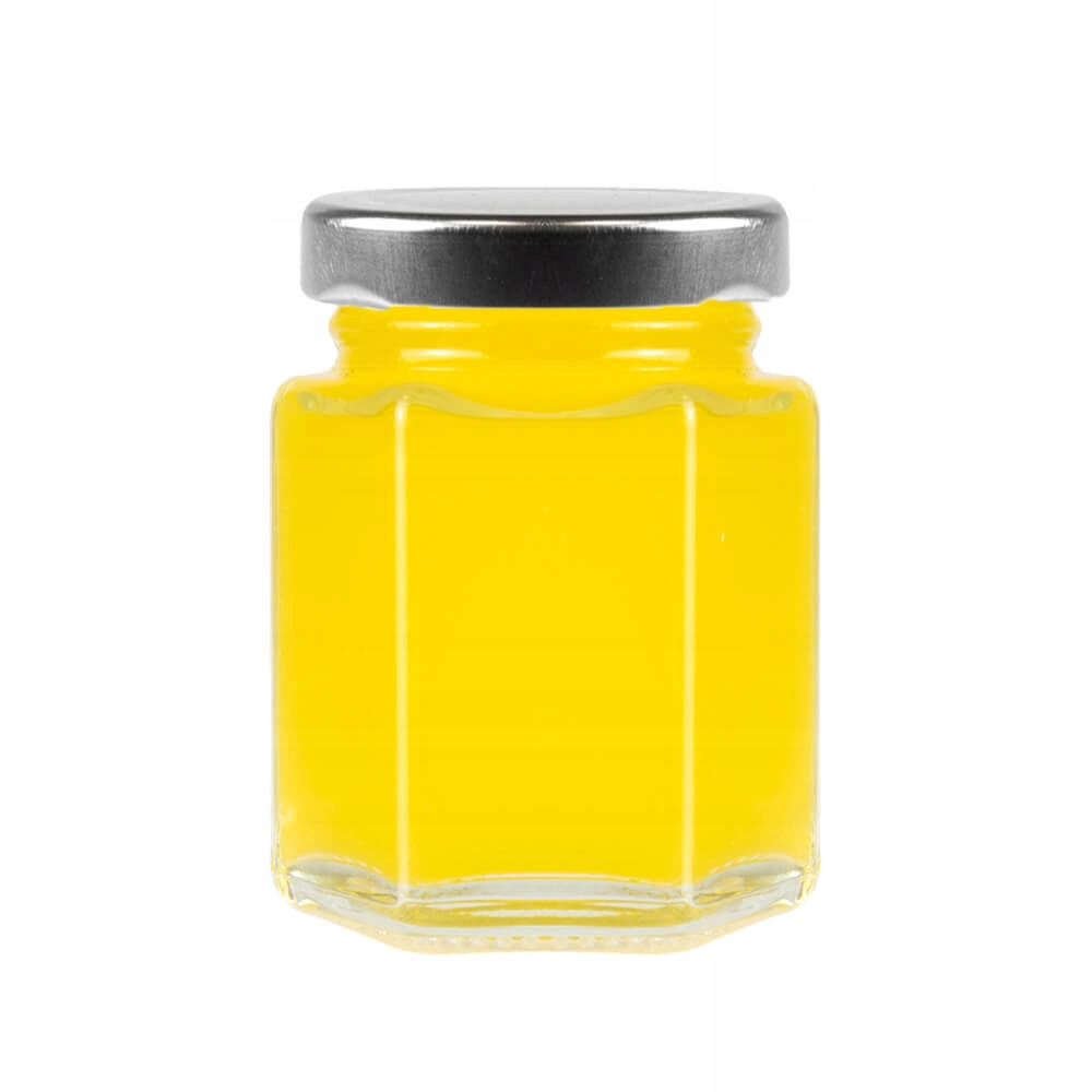 110 Ml Sechseckiges Glasgefäß Für Gewürze Und Honig