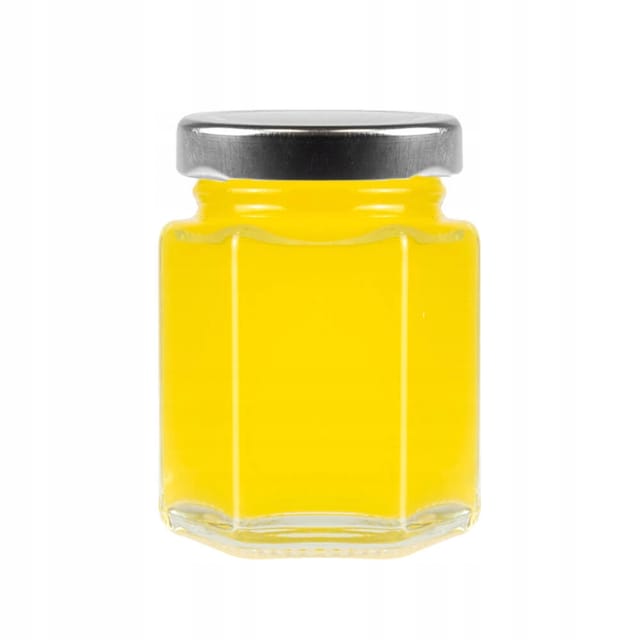 110 Ml Sechseckiges Glasgefäß Für Gewürze Und Honig