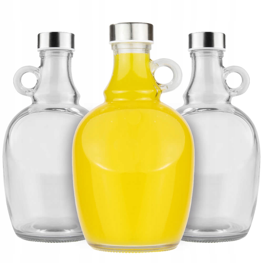 12 Glasflaschen (1,5 L) Mit Henkel Für Wein, Likör, Saft, Geschenke
