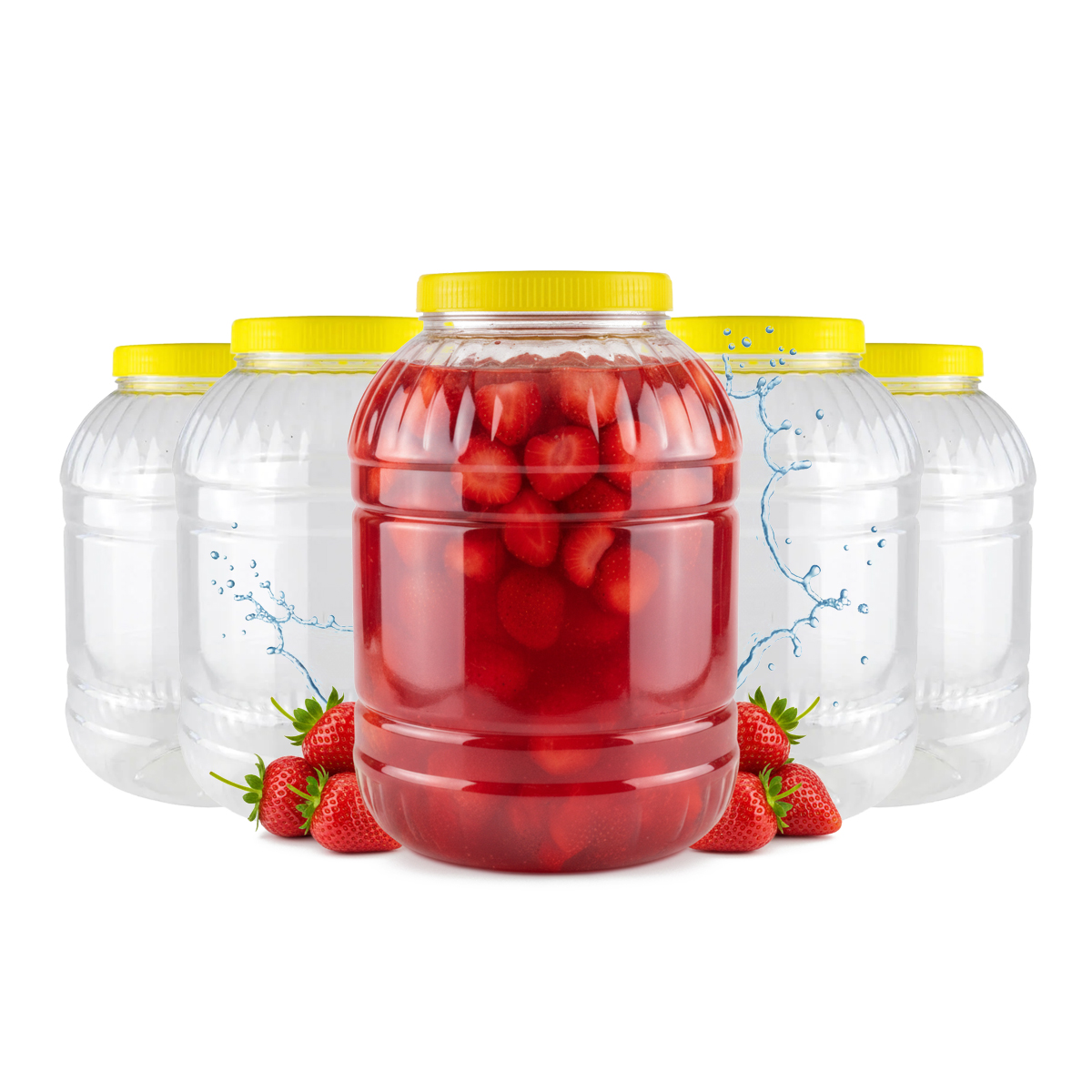 5x 5l Kunststoff-multifunktionsbehälter Für Tinkturen, Lebensmittel, Gewürze