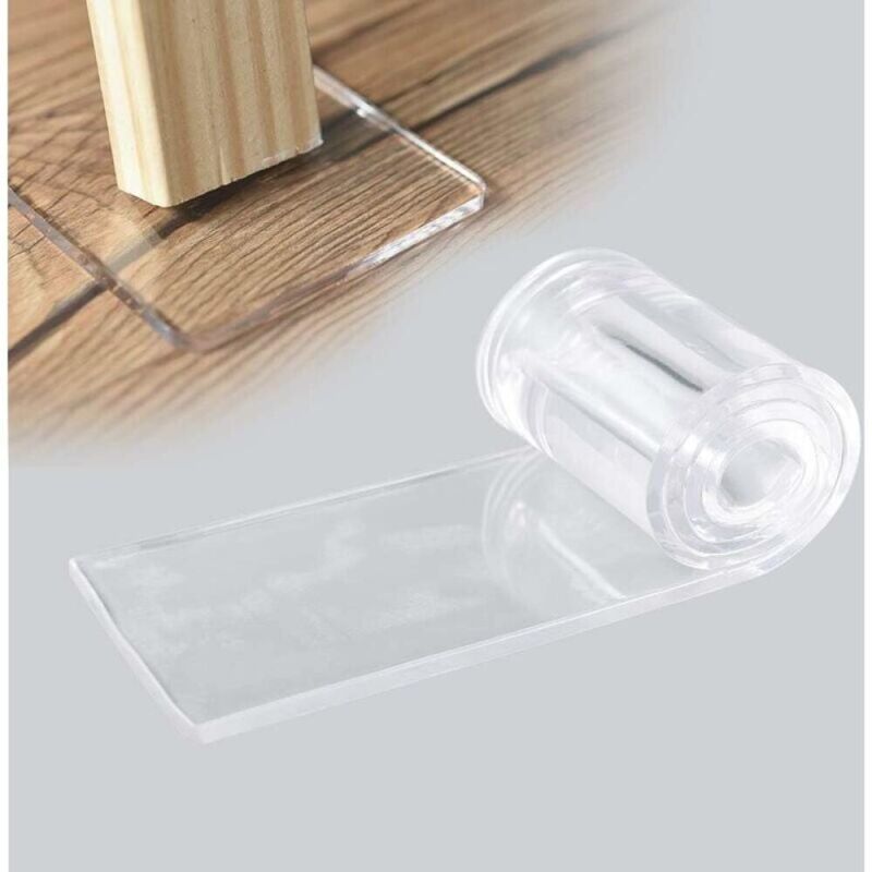 1 Stück Transparente Klebefüße, Rutschfeste Pu-selbstklebepads Zum Schutz Von Tisch-, Stuhl-, Sofa- Und Möbelbeinen (70×500×5mm)
