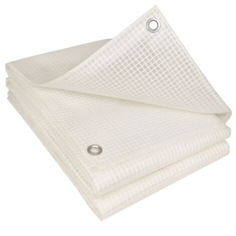 Zuschneidbare Schutzplane – 160 G/m² – Verstärktes Polyethylen – Reißfest – 4 X 10 M – Transparent