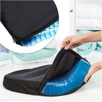 1 Transparentes Gelkissen Gegen Wundliegen, 37 X 30 X 4 Cm, Ergonomisch Für Längeres Sitzen Im Auto, Büro Oder Rollstuhl