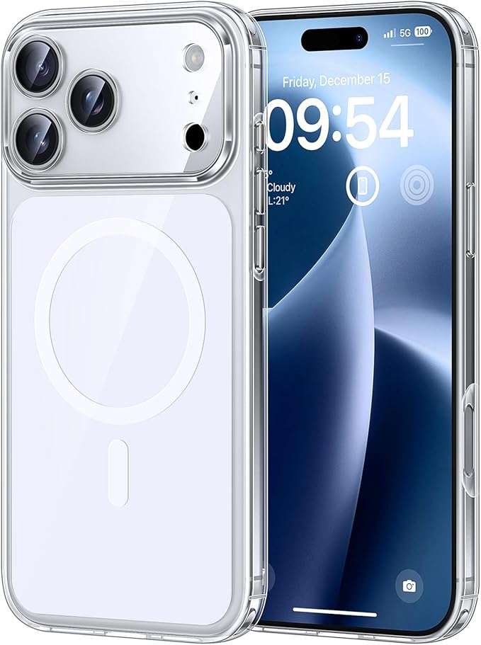 Transparente Hartschalen-rückseite Mit Magsafe-funktion Für Iphone 17 Pro