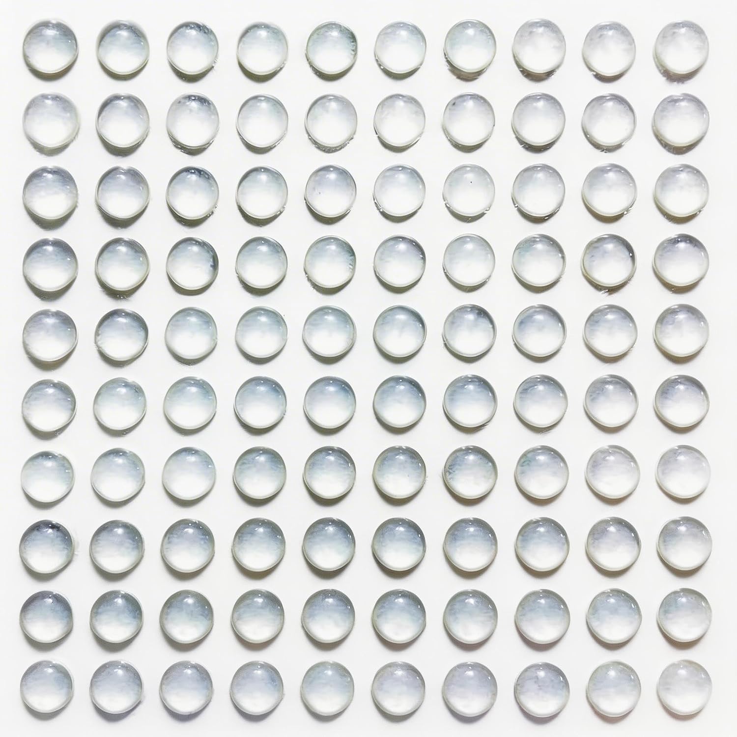 100 Stück Gummifüße, Selbstklebende Dämpferpads, Türstopper, Selbstklebende Schallabsorbierende Pads, Kleine Transparente Soft-close-stoßstangen Für Möbel Und Schränke, 9 Mm Durchmesser X 3 Mm (transp