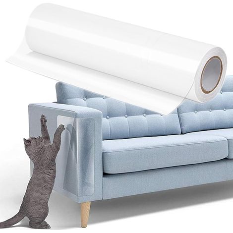 Kratzfester Sofaschutz Für Katzen, 30 Cm X 5 M. Transparenter Kratzschutz Für Katzen. Kratzfester Schutz Für Möbel, Türen, Wände, Sofas Und Arbeitsplatten.