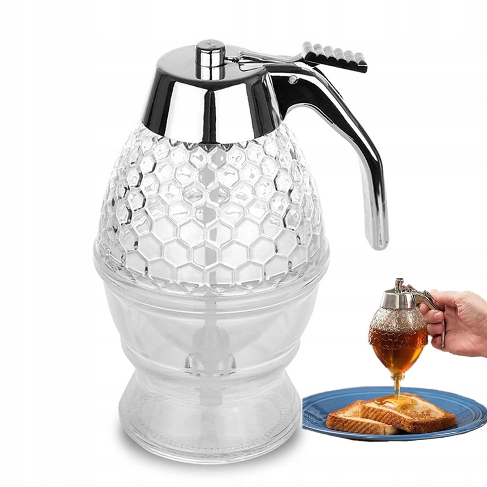 Honigspender, Schokoladensirup-spender Mit Honig, Kunststoff, 240 Ml, 15 Cm