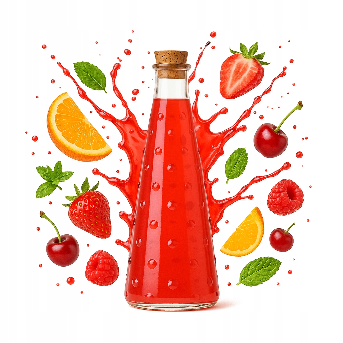 Ibiza Flasche 240ml Glaskaraffe Für Wasser, Saft, Alkohol, Liköre, Olivenöl