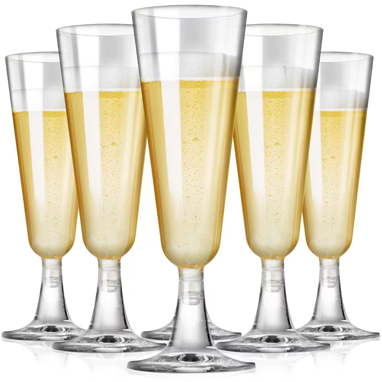 50 Kunststoff-weingläser À 150 Ml, Champagnergläser, Rotweingläser, Vielseitig Einsetzbar Und Ein Muss Für Partys Und Karnevals.