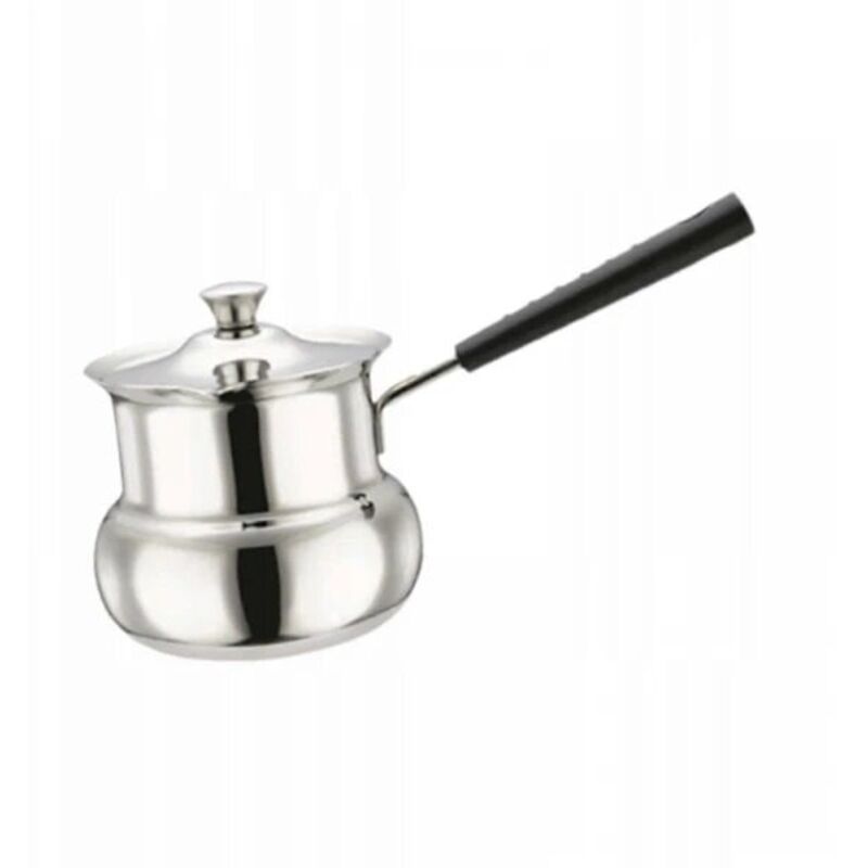 Türkische Kaffeekanne Mit Griff, Trommelförmig, Induktionsgeeignet, 360 Ml Fassungsvermögen