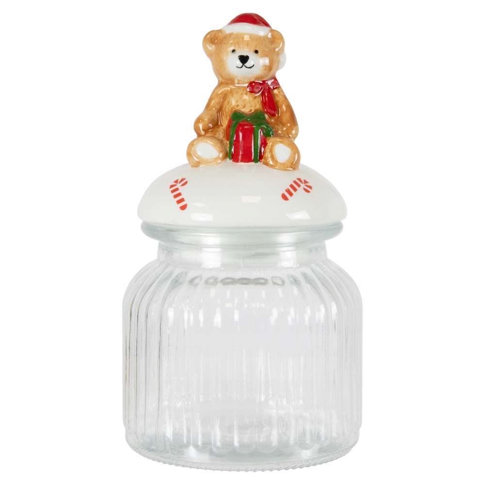 Weihnachtskeksdose 700 Ml Mit Keramikdeckel, Teddybär