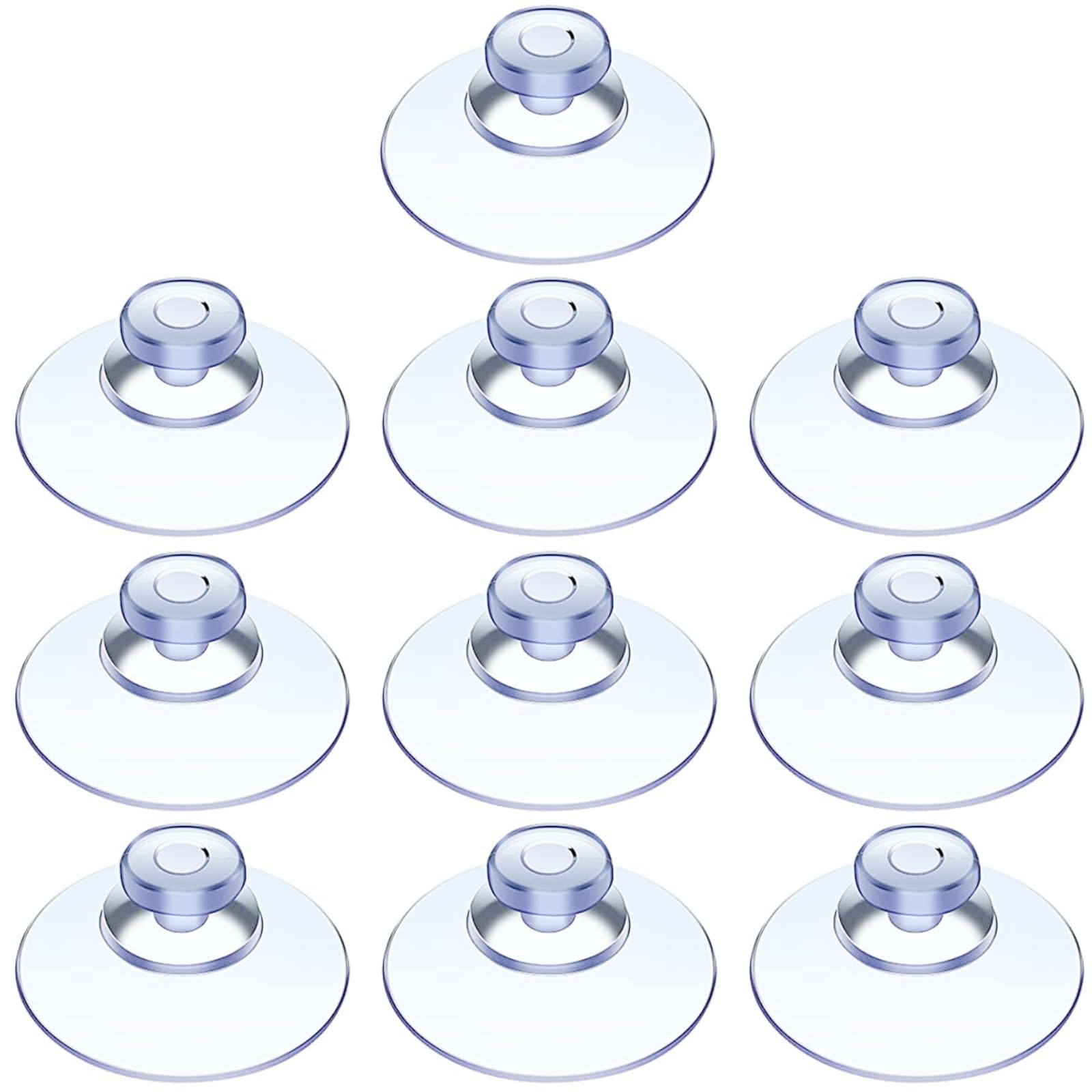 100 Stück Saugnapf, Glastisch-saugnapf, Mini-saugnapf, Transparente Saugnäpfe, Kleine Saugnäpfe, Für Eine Vielzahl Von Glatten Oberflächen, Glas, Fliesen, Badezimmer, Küche, Pvc, Ohne Haken (20 Mm)