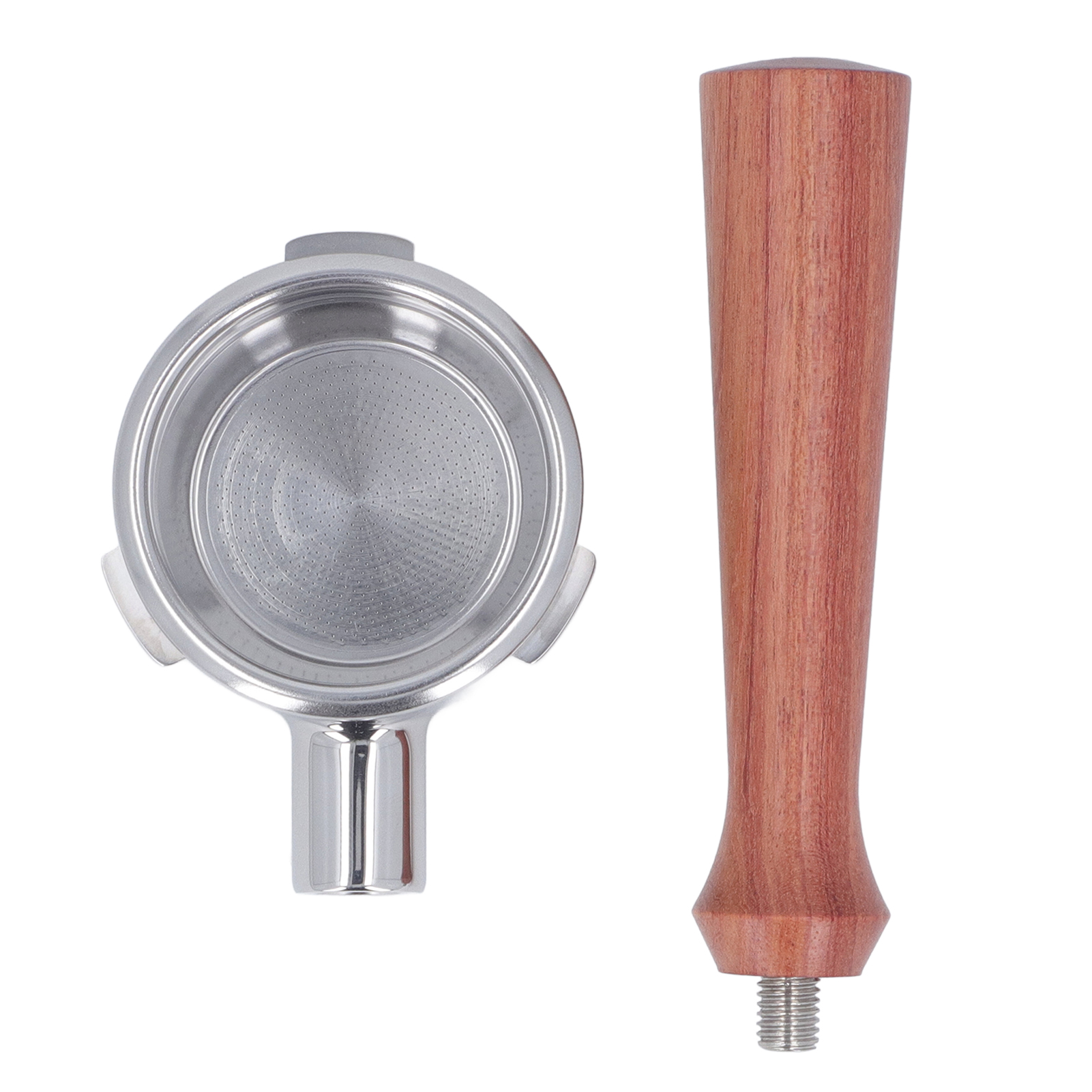 58-mm-siebträger Ohne Sockel, Holzgriff, Abnehmbarer Edelstahlkorb Für Barsetto, Perfekte Kaffeeextraktion