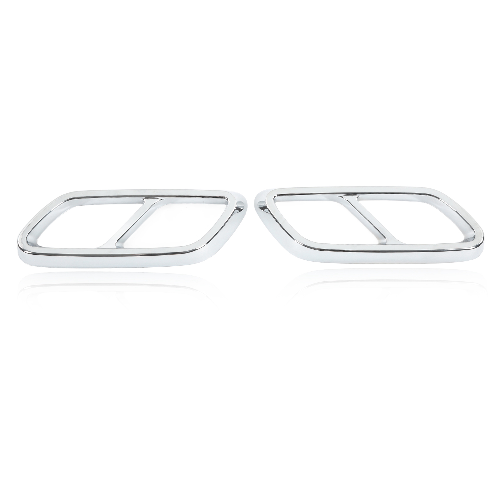 Silberner Auspuffblenden-satz Für Mercedes-benz C-klasse W206 – Abs-kunststoff