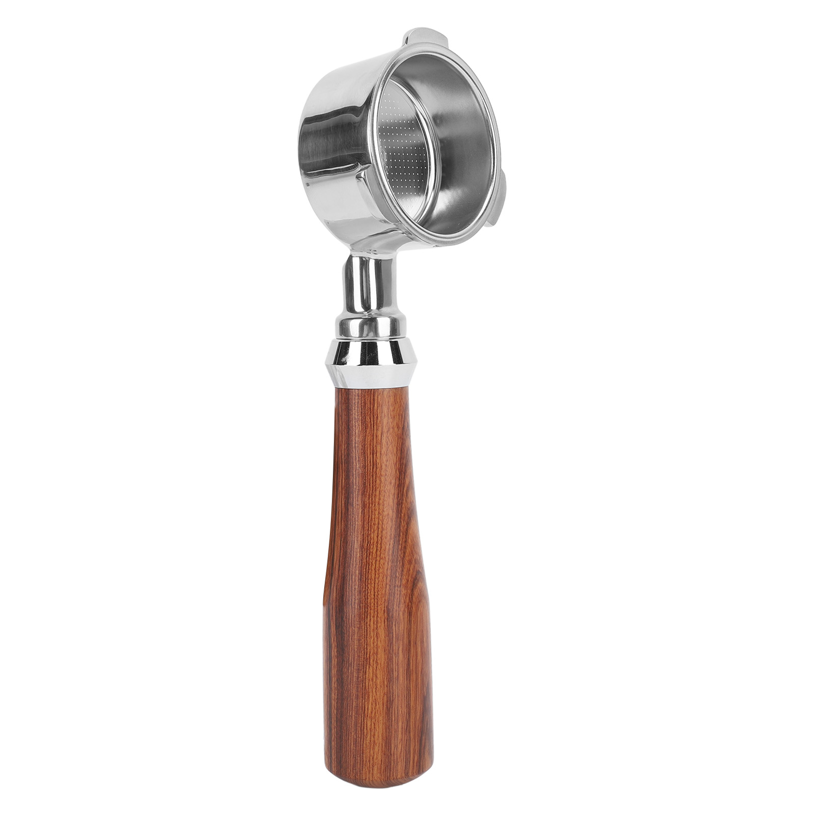 51-mm-filterhalter Ohne Boden Mit 3-ohr-filterhalterung Und Holzgriff Für Kaffeemaschinen