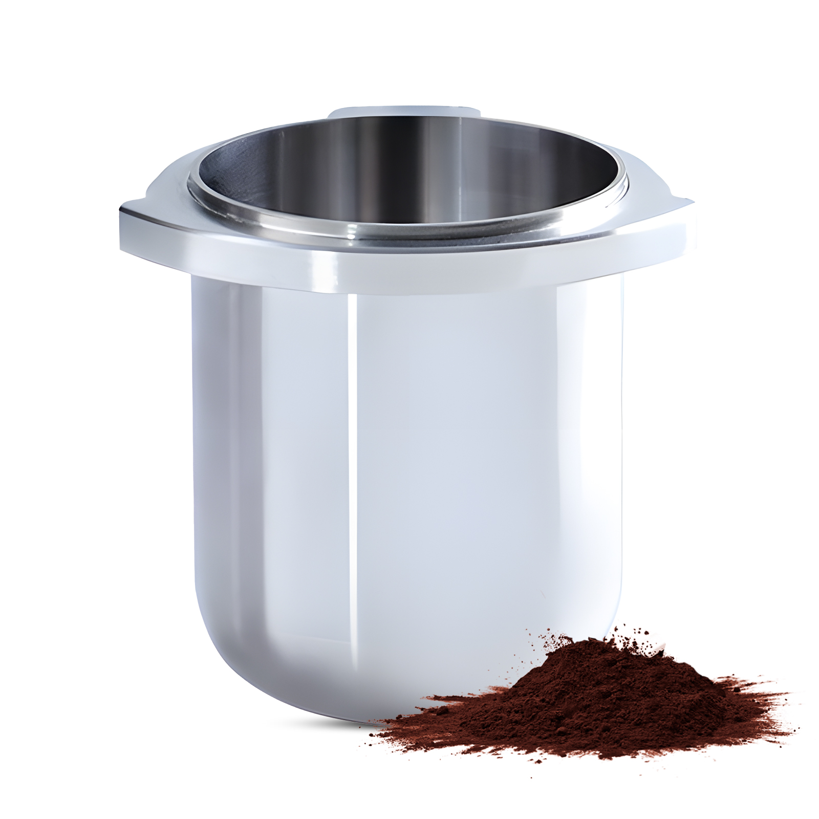 54-mm-becherspender Mit Separater Ausgabe Und Doppelring-aufhängung Aus Edelstahl 304 Für Breville 8er-serie