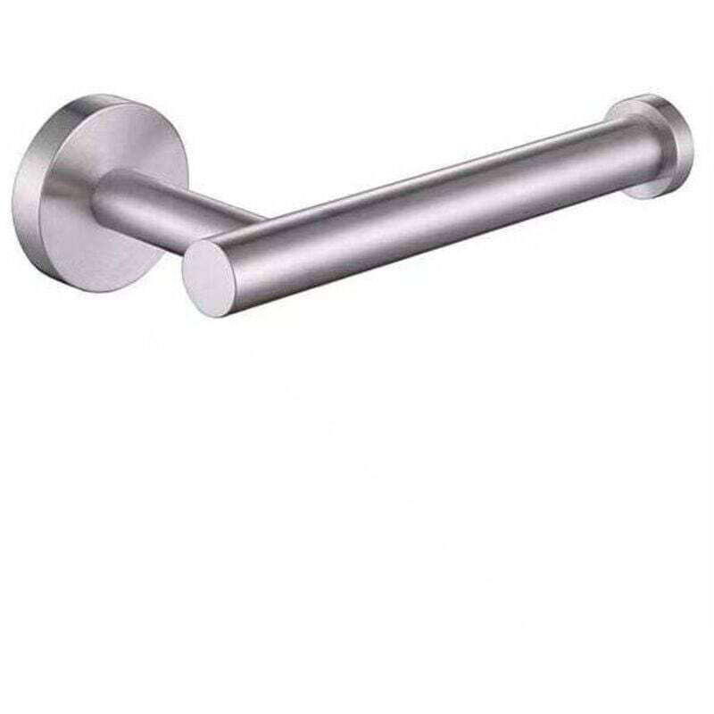 Wandmontierter Werbepapierhalter Aus Gebürstetem Edelstahl 304 Mit Silberner Oberfläche, Robust Und Elegant, Ideal Für Badezimmer Oder Geschäftsräume.
