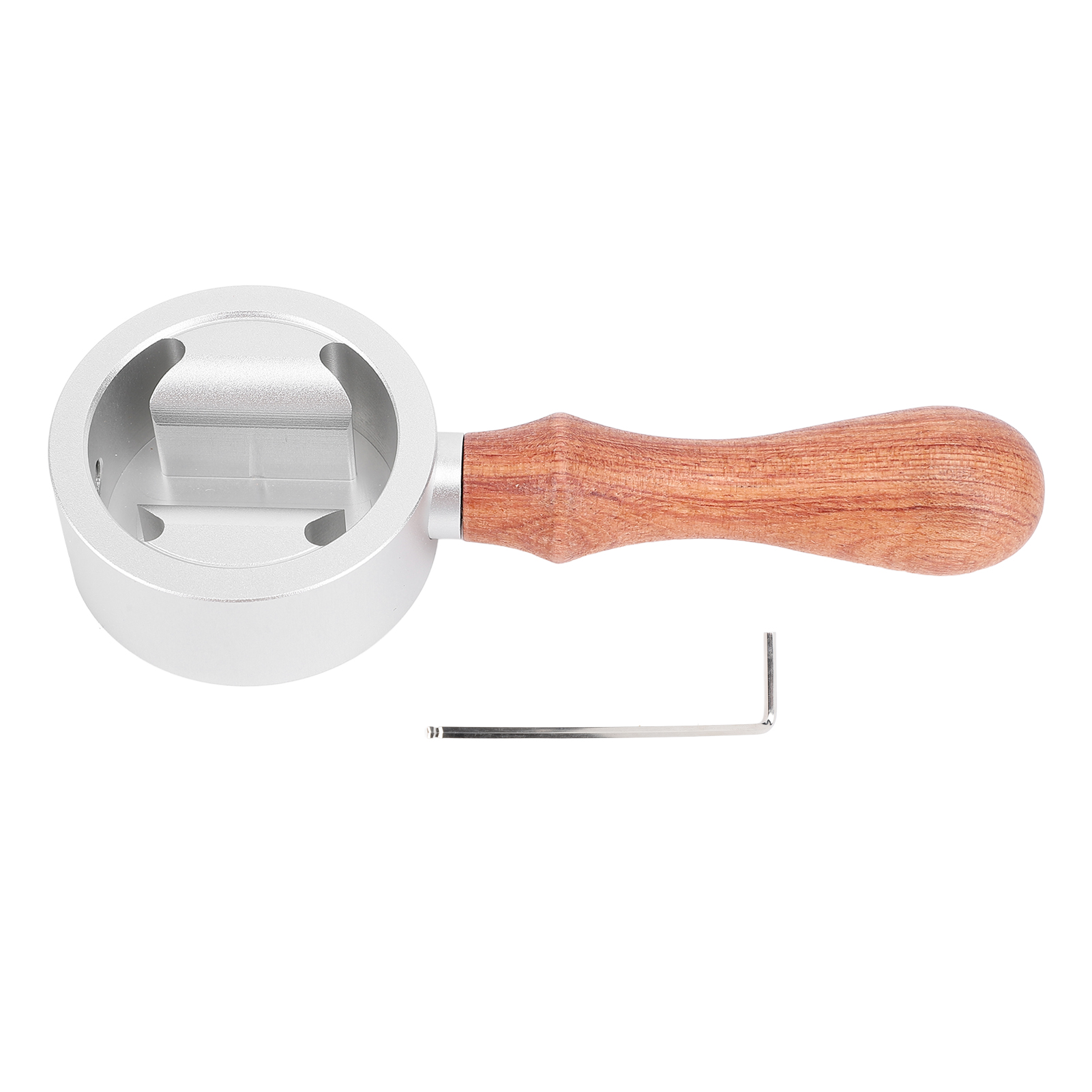 Dampfhebel Für Die Sage The Barista Express (878) Kaffeemaschine, Aluminium Und Holz, Silber