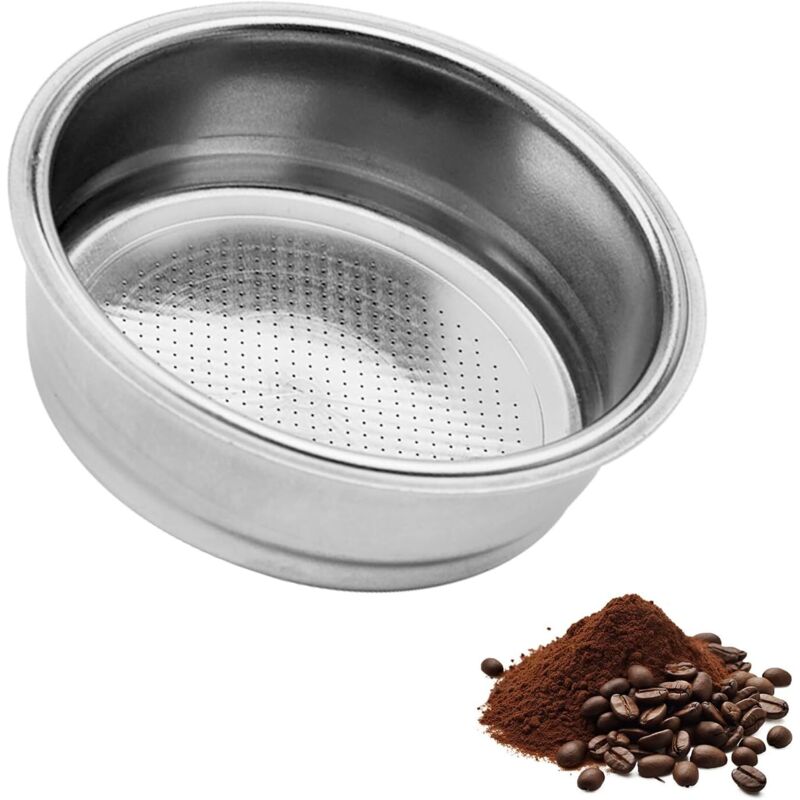 51-mm-kaffeefilter Aus Edelstahl – Kompatibel Mit Espressomaschinen – Fassungsvermögen: 8–10 G Kaffeepulver – Ulisem