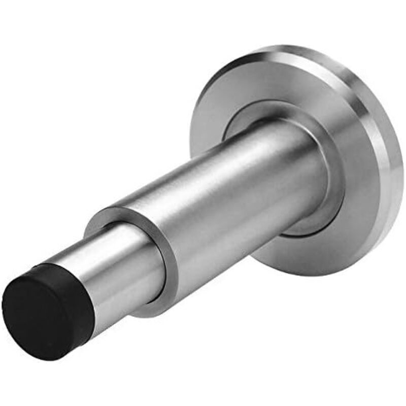 Oem – Türstopper Aus Edelstahl 304 Zur Wandmontage – Verstellbar 75–110 Mm – Gummischutz – Für Wand-, Holz- Und Keramikmontage