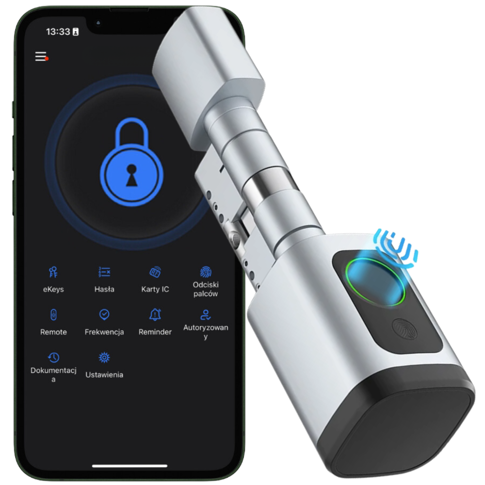 Elektronischer Schließzylinder V1 Ttlock Silber