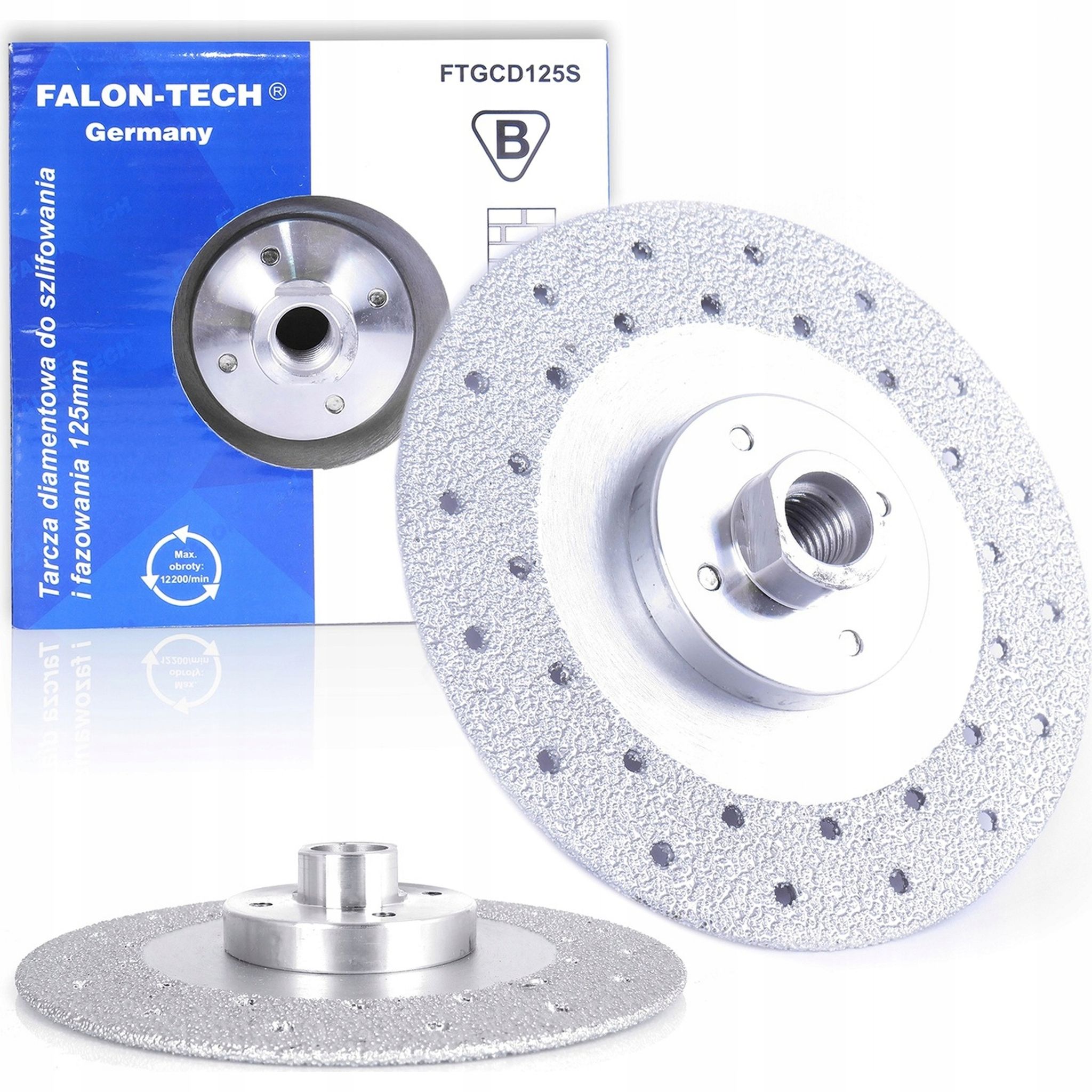 Falon-tech Ftgcd125s M14 125mm Diamantscheibe Für Steinzeug Und Keramik