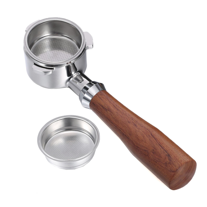 Aoresac 51-mm-siebträger Ohne Boden Für Espressomaschinen, Kompatibel Mit Delonghi Dedica Ec680/ec685/ec785/ec820/ec850/ec860 Und Smeg-maschinen. Zubehör Für Die Kaffeezubereitung.