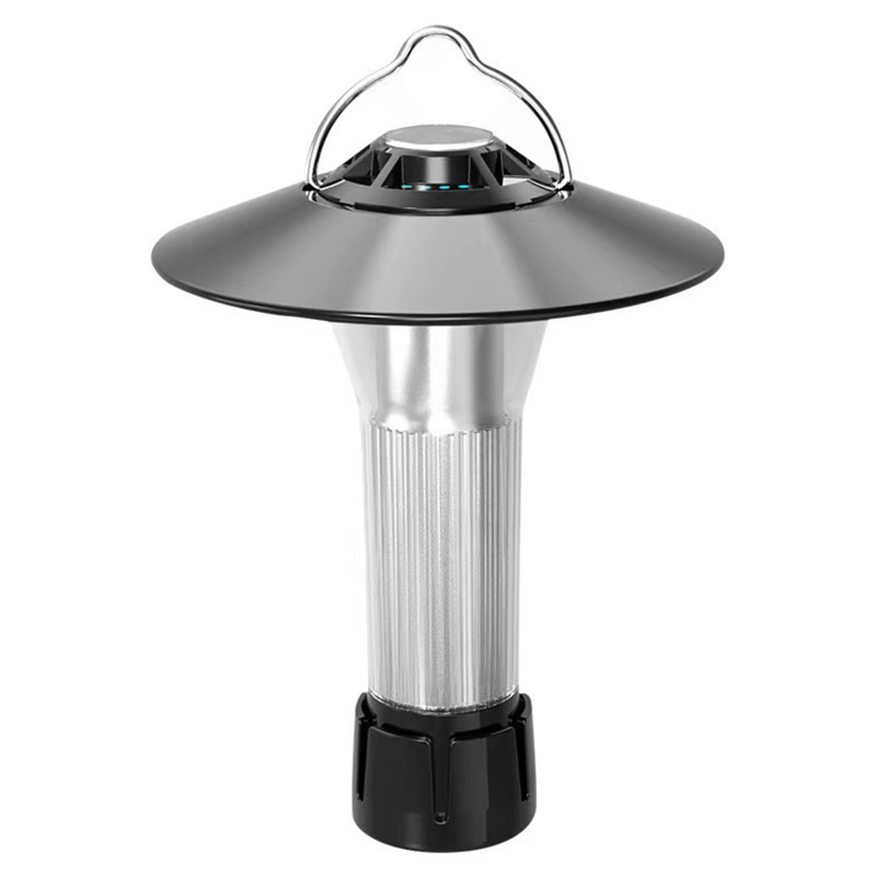 Lampe De Camping Wiederaufladbar Usb-c, Häkel-trépied, Lumière Blanche Chaude, Voyant Rouge, Capuchon Magnétique