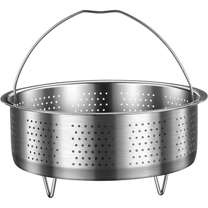 Universeller 24-cm-edelstahlkorb Mit Griff Und Ständer Für Reis, Suppe Und Töpfe - Ulisem