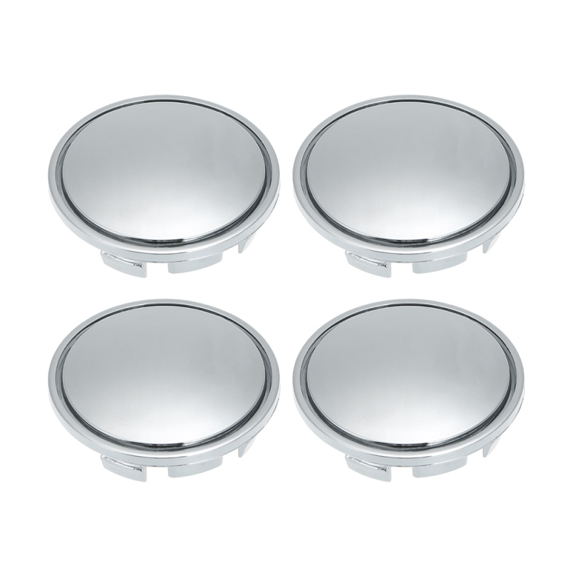 56 Mm Universelle Radnabenkappen Aus Silberchromfarbenem Abs (4er-set).