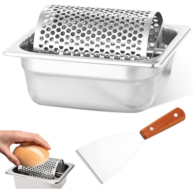 Buttermühle Aus Edelstahl – 1000 Ml, Praktischer Spender Zum Bestreichen Von Brot Und Toast, Langlebiges Und Ergonomisches Design